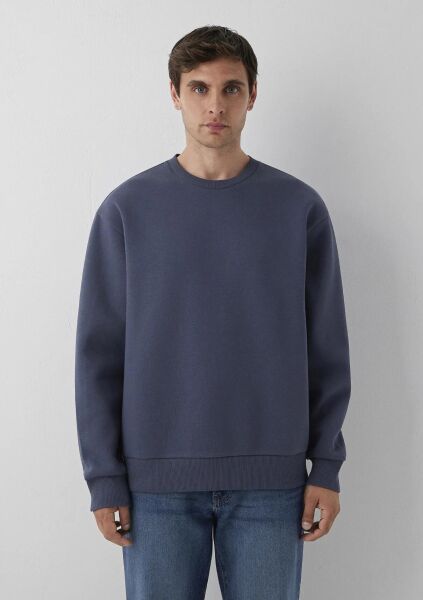 MAVİ BİSİKLET YAKA SWEATSHIRT ERKEK SWEATSHIRT
