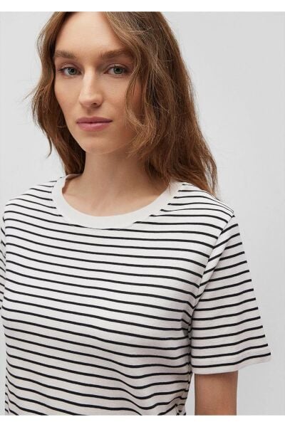 MAVİ BİSİKLET YAKA TİŞÖRT KADIN BASIC, SEMI BASIC