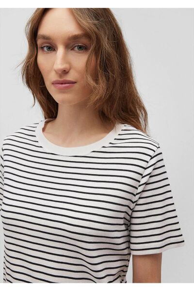 MAVİ BİSİKLET YAKA TİŞÖRT KADIN BASIC, SEMI BASIC