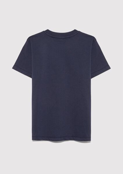 MAVİ LOGO BASKILI TİŞÖRT ERKEK LOGO T-SHIRT