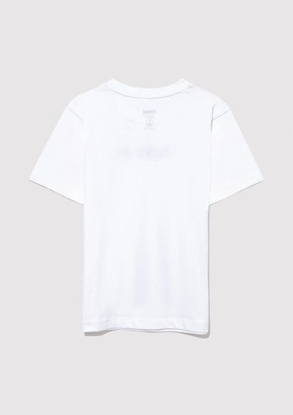 MAVİ HAV BASKILI TİŞÖRT ERKEK ÇOCUK LOGO T-SHIRT