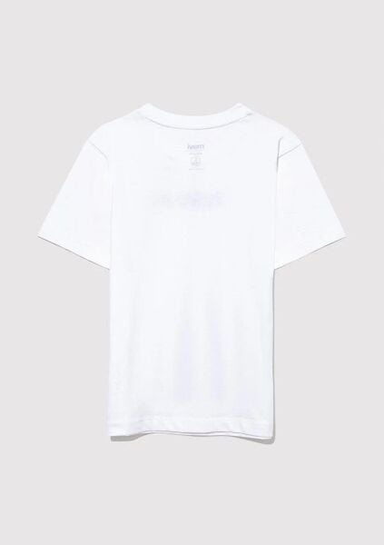 MAVİ HAV BASKILI ERKEK ÇOCUK LOGO T-SHIRT