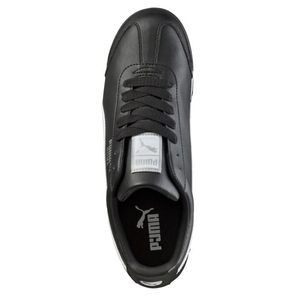 PUMA ROMA BASIC BLACK-WHITE- SILVER UNISEX MODA AYAKKABI
