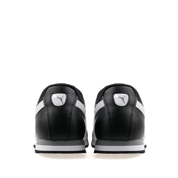 PUMA ROMA BASIC BLACK-WHITE-PUMA SILVER UNISEX MODA AYAKKABI