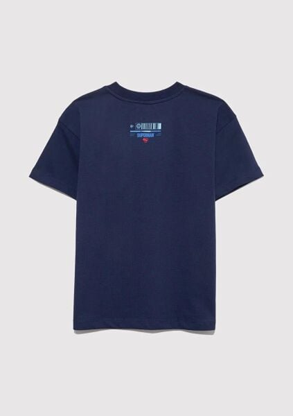 MAVİ SUPERMAN BASKILI TİŞÖRT ERKEK ÇOCUK PROJE, LİSANS T-SHIRT
