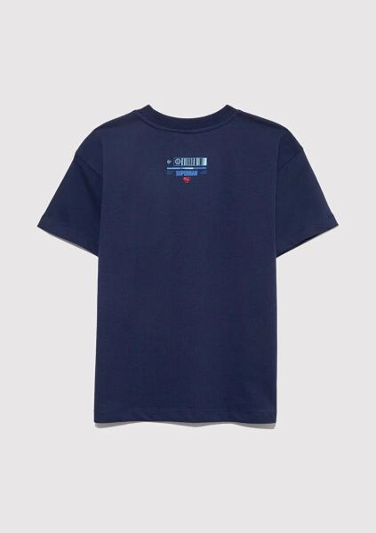 MAVİ SUPERMAN BASKILI ERKEK ÇOCUK PROJE, LİSANS T-SHIRT