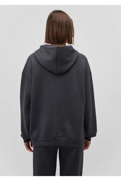 MAVİ KADIN KAPÜŞONLU SWEATSHIRT