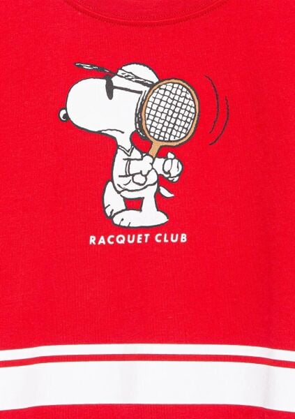 MAVİ PEANUTS BASKILI TİŞÖRT KIZ ÇOCUK PROJE, LİSANS T-SHIRT