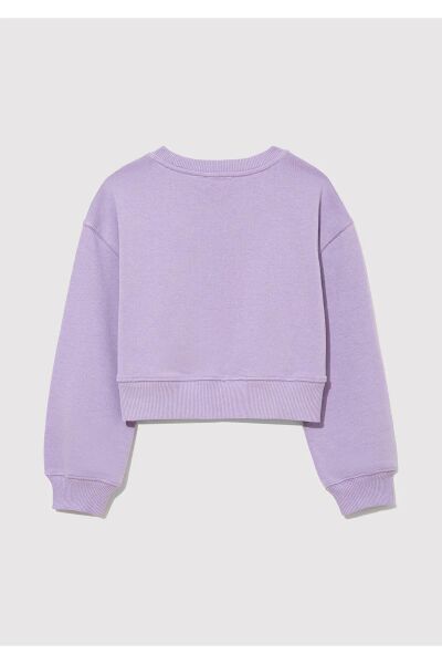 MAVİ MAVİ LOGO CROP SWEATSHIRT KIZ ÇOCUK SWEATSHIRT
