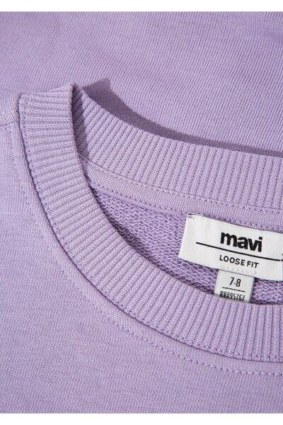 MAVİ MAVİ LOGO CROP SWEATSHIRT KIZ ÇOCUK SWEATSHIRT