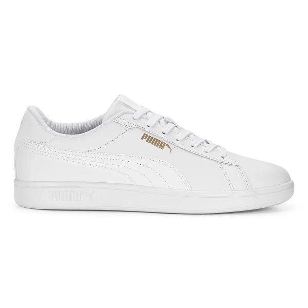 PUMA SMASH 3.0 L PUMA WHITE-PUMA WHITE-P UNISEX MODA AYAKKABI