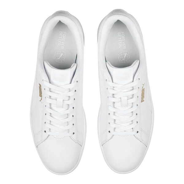 PUMA SMASH 3.0 L PUMA WHITE-PUMA WHITE-P UNISEX MODA AYAKKABI