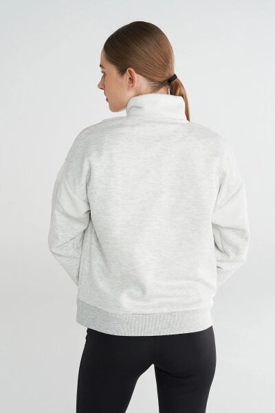HUMMEL HMLADUR ZIP NECK SWEATSHIRT KADIN Y FERMUAR SWEATSHIRT