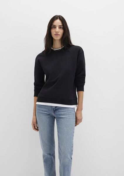 MAVİ YUVARLAK YAKA SWEATSHIRT KADIN SWEATSHIRT