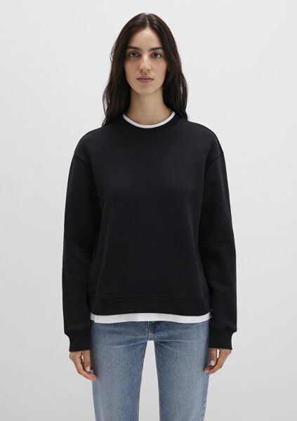 MAVİ YUVARLAK YAKA SWEATSHIRT KADIN SWEATSHIRT