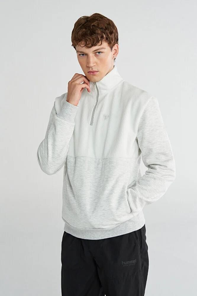 HUMMEL HMLANDROS HALF ZIP NECK SWEATSHIRT ERKEK FERMUARLI SWEATSHIRT