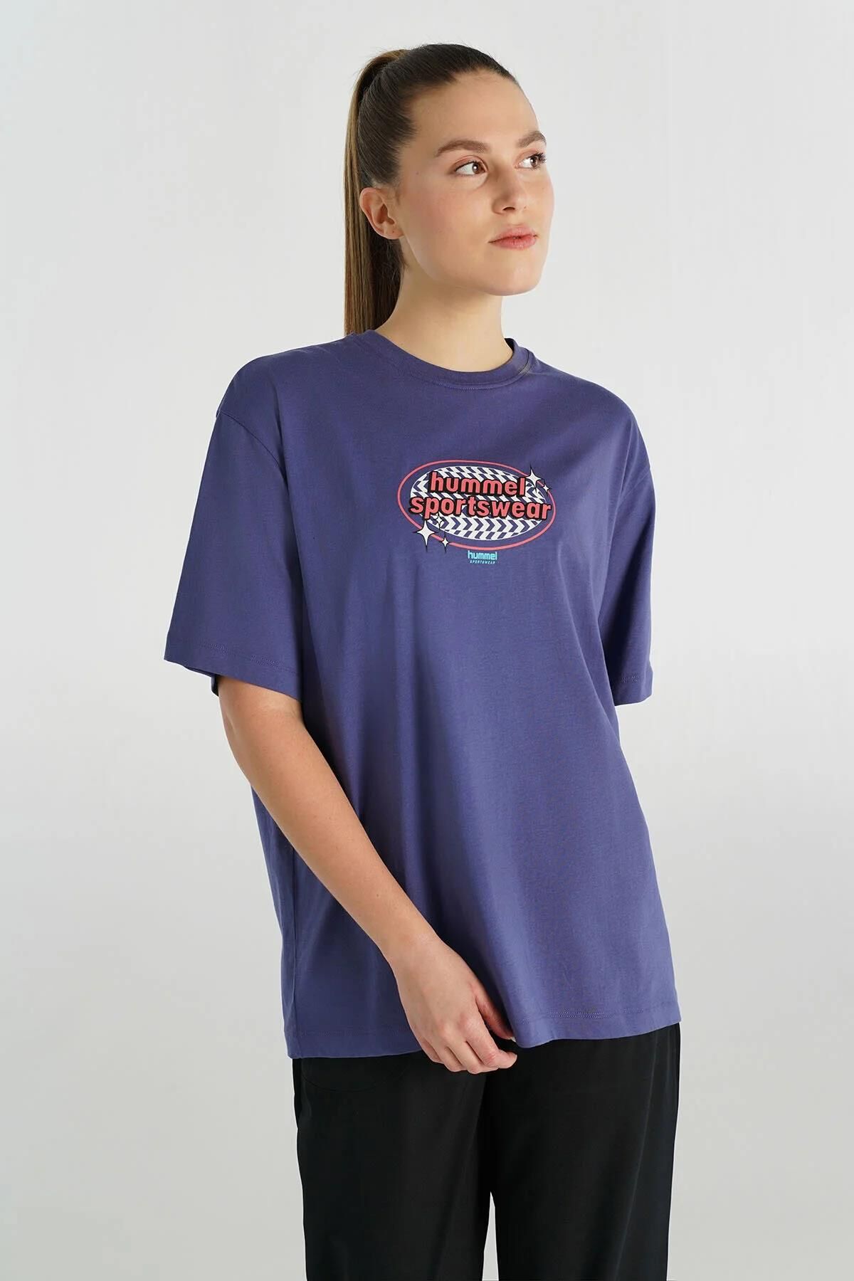 HUMMEL HMLPATEZ OVERSIZE T-SHIRT S/S KADIN KISA KOL T-SHIRT