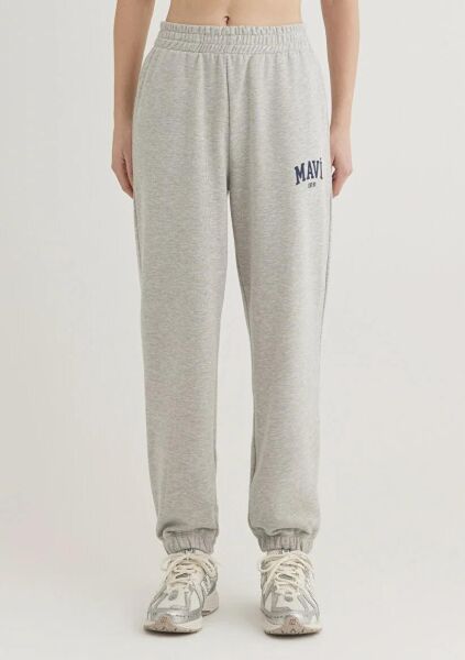 MAVİ ÖRME PANTOLON KADIN EŞOFMAN ALTI