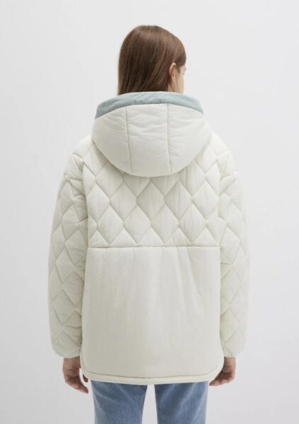 MAVİ KAPŞONLU CEKET KADIN CEKET