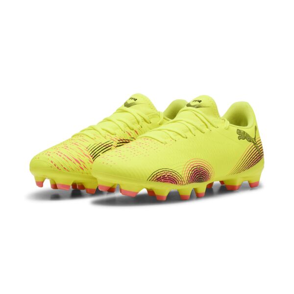 PUMA FUTURE 8 PLAY FG/AG Yellow Alert- Black-Sun Struck ERKEK KRAMPON
