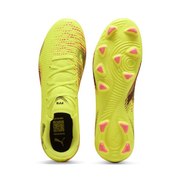 PUMA FUTURE 8 PLAY FG/AG YELLOW ALERT-PUMA BLACK-SUN STRUCK ERKEK KRAMPON