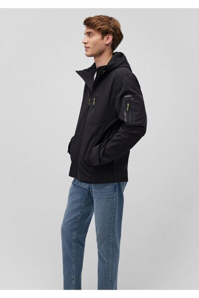 MAVİ KAPÜŞONLU CEKET ERKEK KAPÜŞONLU MONT