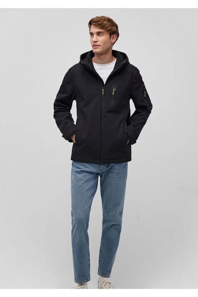 MAVİ KAPÜŞONLU CEKET ERKEK CEKET