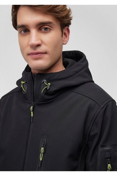 MAVİ KAPÜŞONLU CEKET ERKEK CEKET