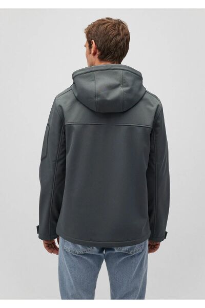 MAVİ KAPÜŞONLU CEKET ERKEK CEKET