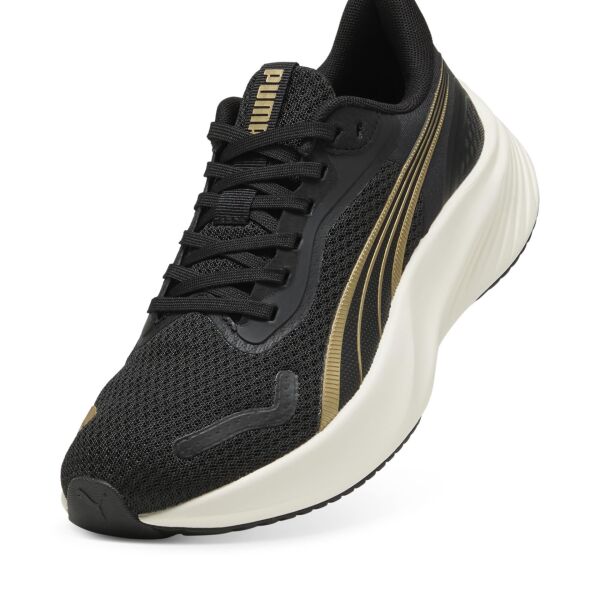 PUMA POUNCE LİTE PUMA GOLD-PUMA BLACK UNISEX PERFORMANS AYAKKABI