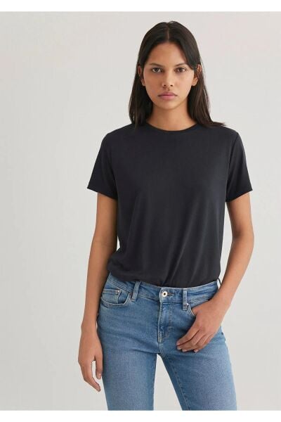 MAVİ KISA KOLLU PENYE UST KADIN KISA KOLLU PENYE UST