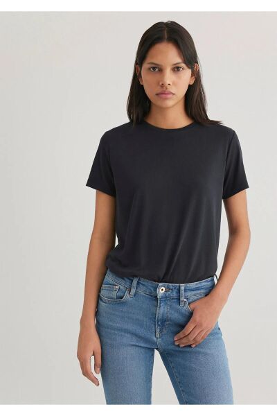 MAVİ KISA KOLLU PENYE UST KADIN KISA KOLLU PENYE UST