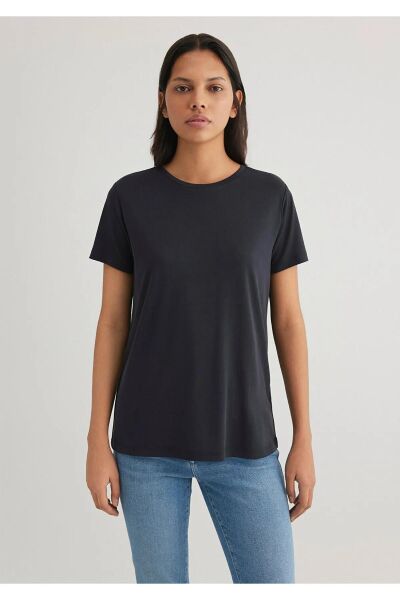 MAVİ KISA KADIN KISA KOLLU PENYE UST