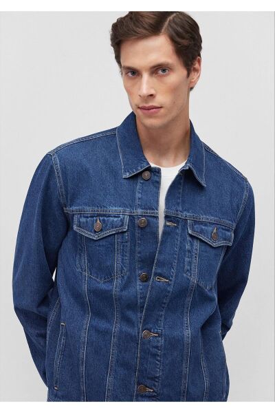 MAVİ DRAKE GECE GRISI BLACK PRO ERKEK DENIM CEKET