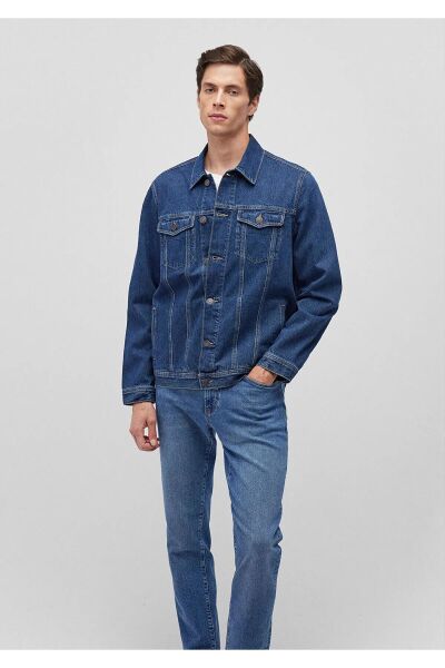 MAVİ DRAKE GECE GRISI BLACK PRO ERKEK DENIM CEKET