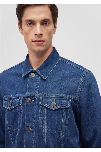 MAVİ DRAKE GECE GRISI BLACK PRO ERKEK DENIM CEKET