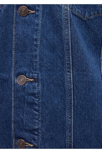 MAVİ DRAKE GECE GRISI BLACK PRO ERKEK DENIM CEKET