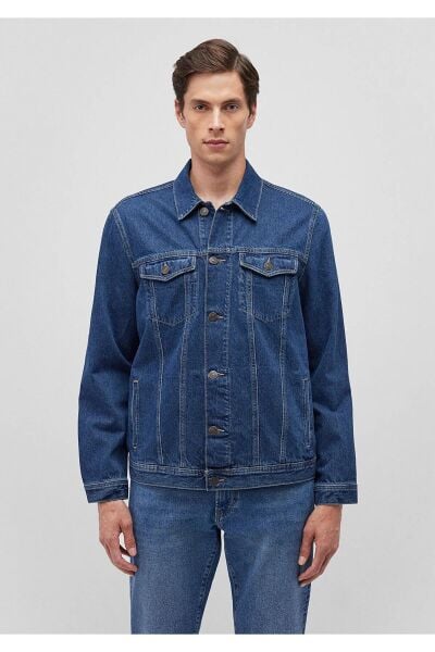 MAVİ DRAKE GECE GRISI BLACK PRO ERKEK DENIM CEKET