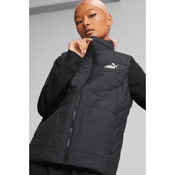PUMA ESS PADDED VEST BLACK KADIN YELEK