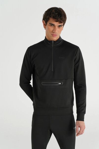 HUMMEL HMLLOTON ZIP NK SWEATSHIRT ERKEK FERMUARLI SWEATSHIRT