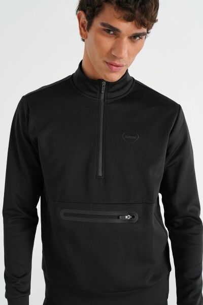 HUMMEL HMLLOTON ZIP NK SWEATSHIRT ERKEK FERMUARLI SWEATSHIRT