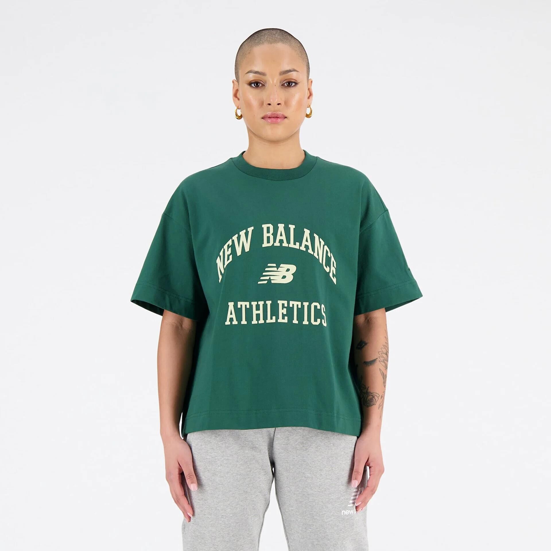NEW BALANCE NB LIFESTYLE WOMEN TSHIRT KADIN T-SHIRT