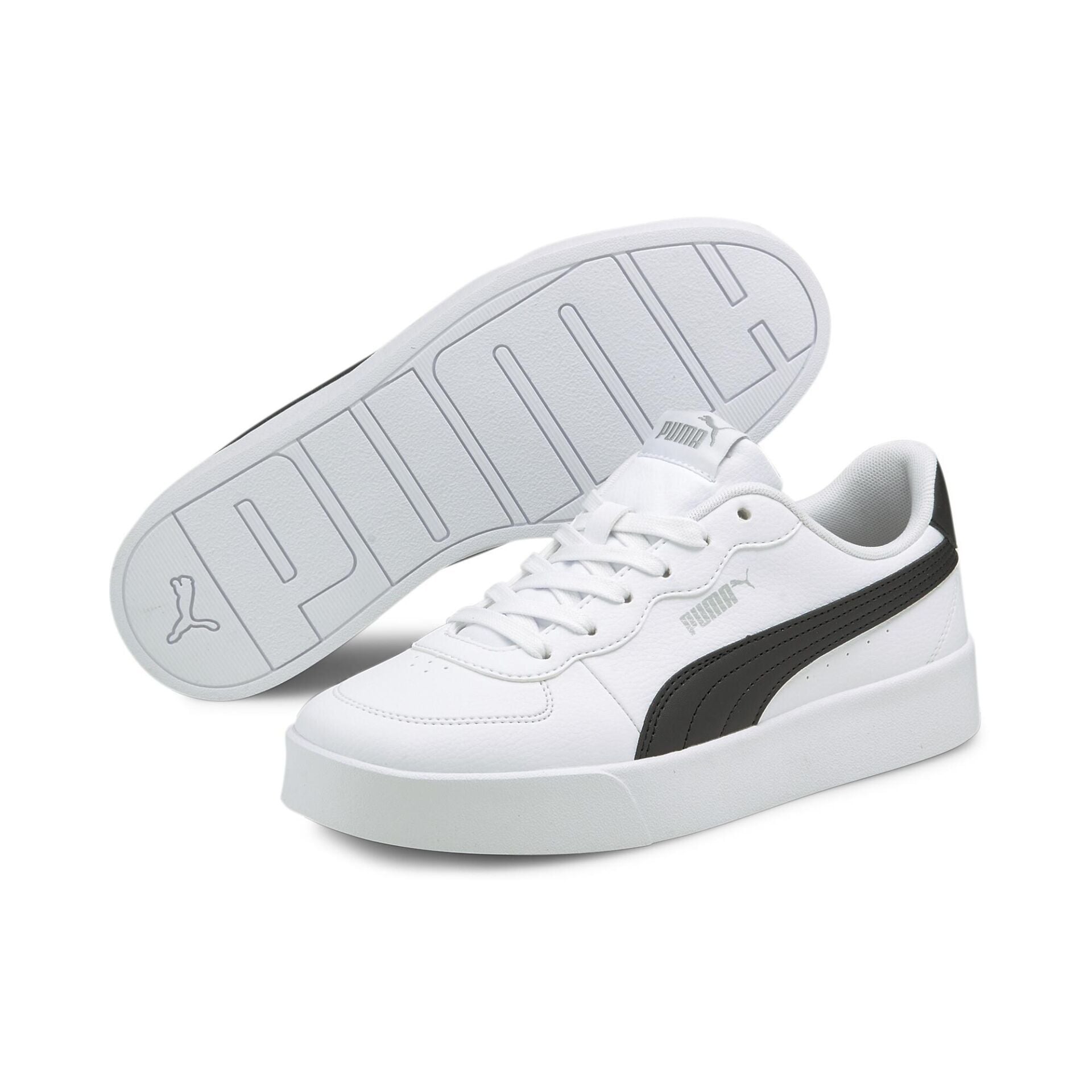 PUMA SKYE CLEAN-PUMA WHITE-PUMA BLACK KADIN MODA AYAKKABI