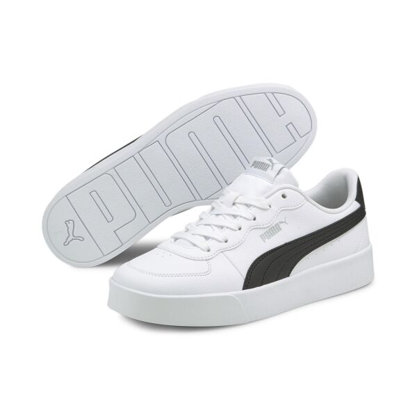 PUMA SKYE CLEAN-PUMA WHITE-PUMA BLACK KADIN MODA AYAKKABI