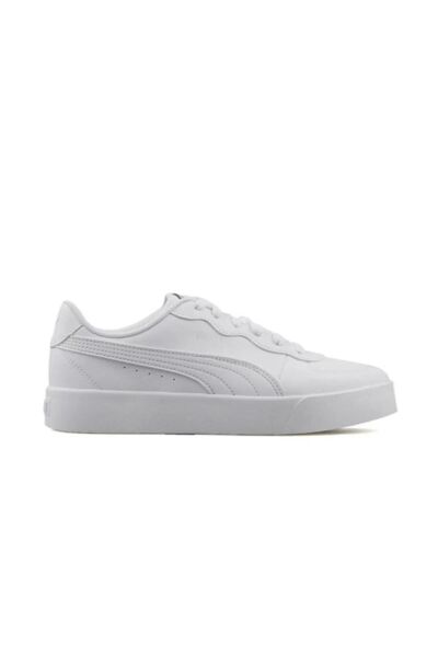 PUMA SKYE CLEAN PUMA WHITE-PUMA WHITE-PU KADIN MODA AYAKKABI