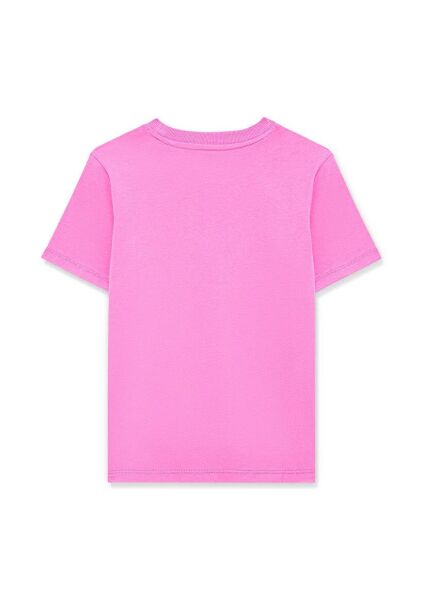 MAVİ LOGO KIZ ÇOCUK LOGO T-SHIRT