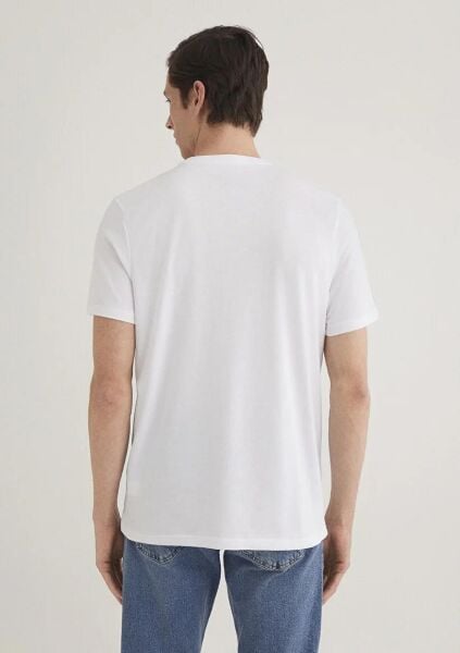 MAVİ İSTANBUL BASKILI ERKEK GRAFİK T-SHIRT
