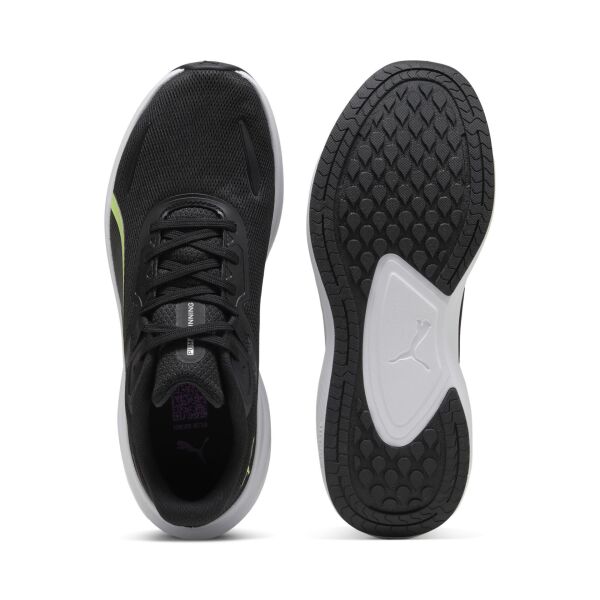 PUMA Skyrocket Lite Black-Yellow Alert UNISEX PERFORMANS AYAKKABI