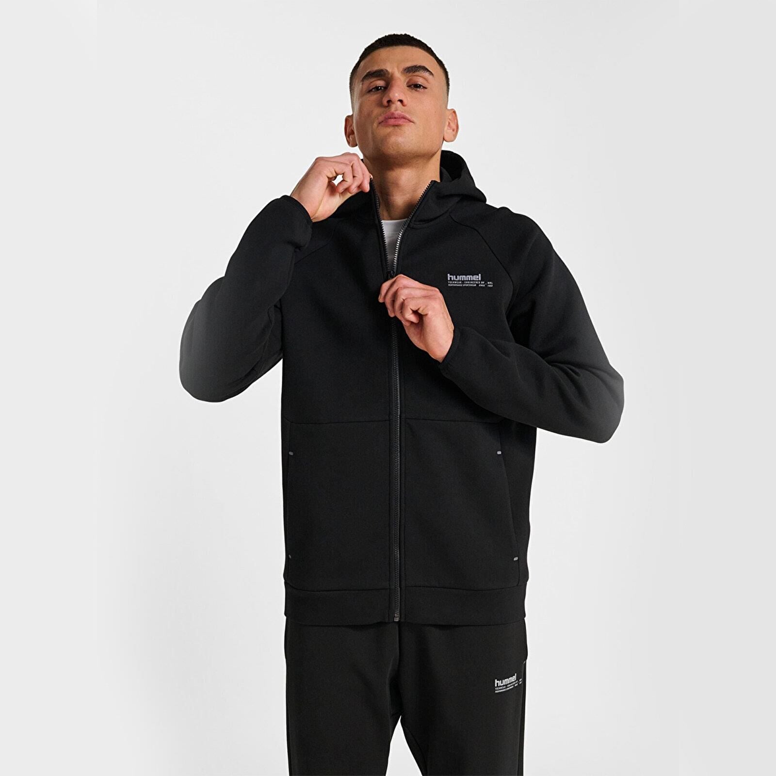 HUMMEL HMLTECH FLEECE REGULAR ZIP HOODIE ERKEK CEKET