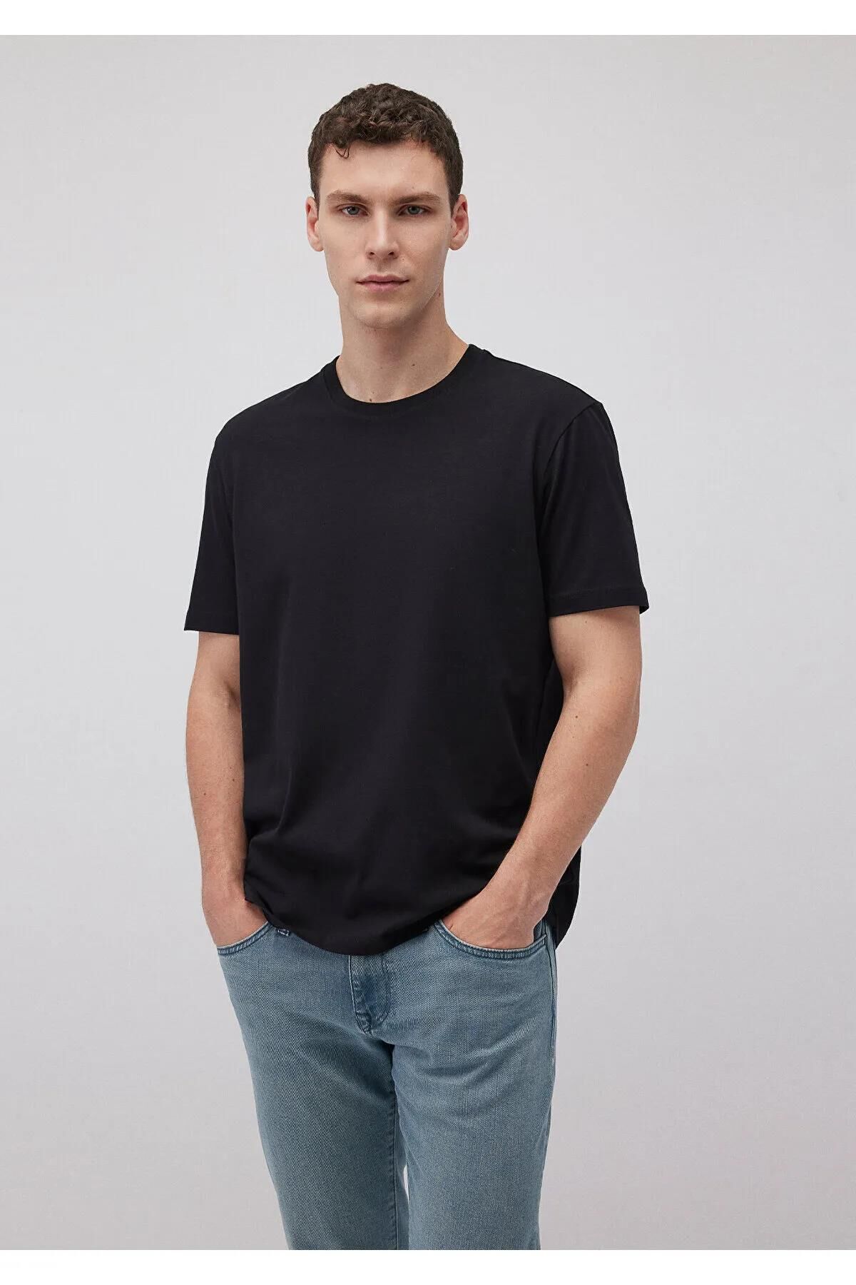 MAVİ BASIC BİSİKLET YAKA TİŞÖRT ERKEK BASIC, SEMI BASIC